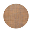 Round Placemats in Mix of Golden Brown, Tan and Midtone Brown