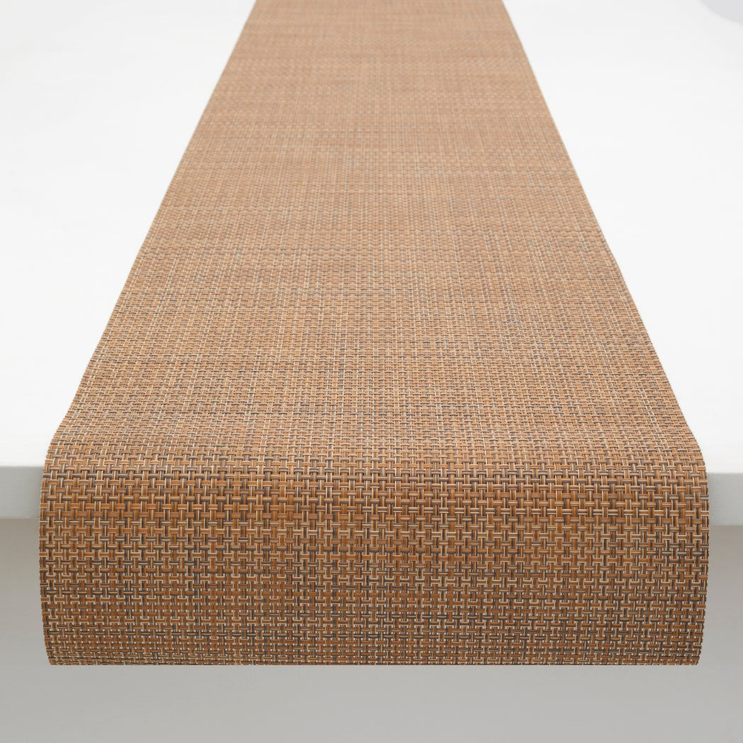 Basketweave Table Runners - Teak With Prop
