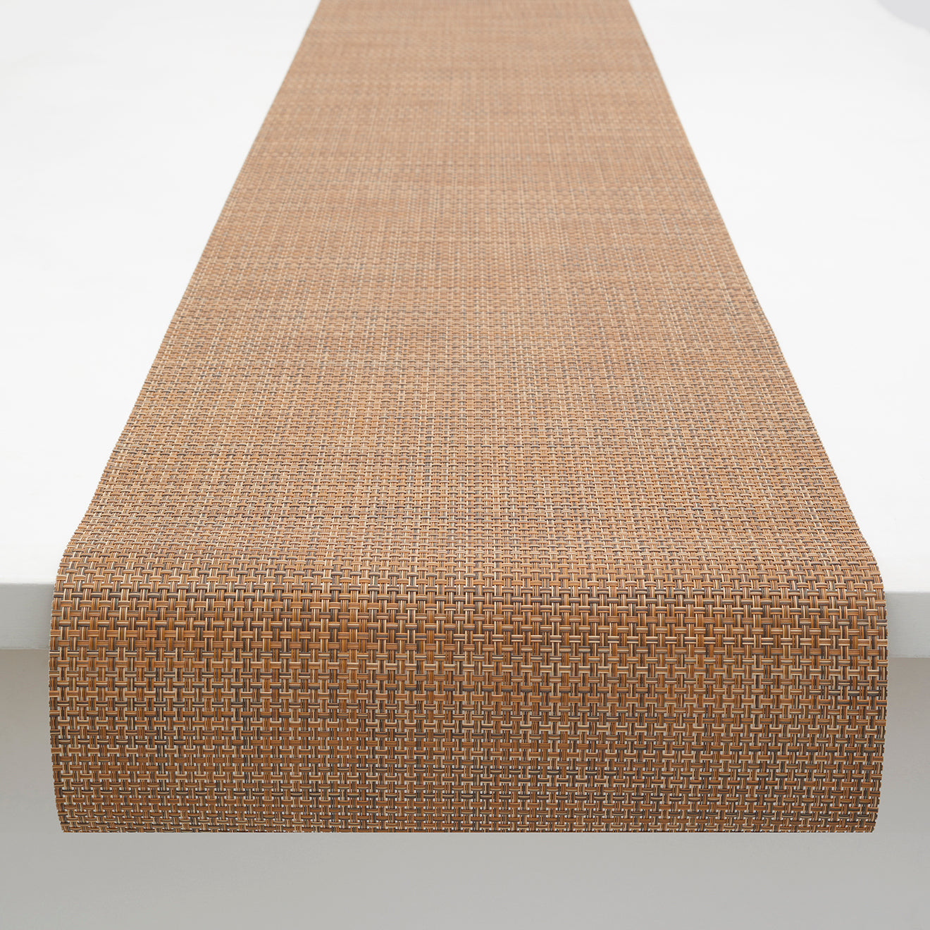 Basketweave Table Runners - Teak With Prop