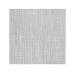 Square Placemats in Light Cool Silver with White