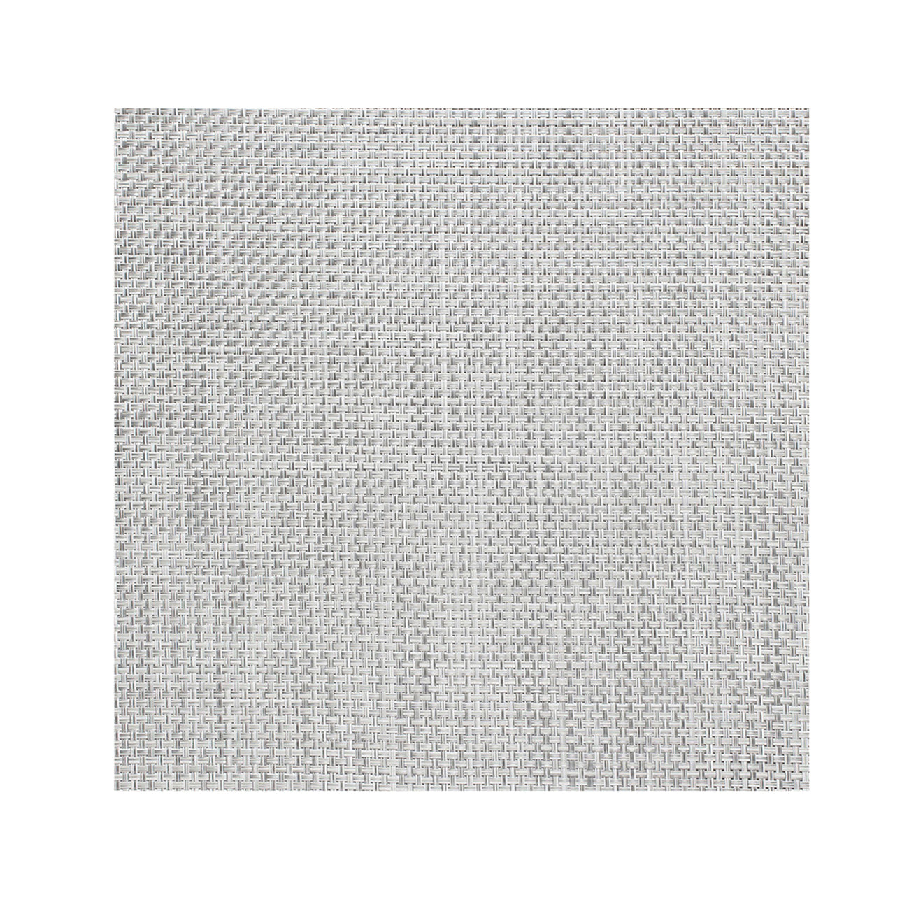 Square Placemats in Light Cool Silver with White