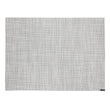 Rectangle Placemats in Light Cool Silver with White
