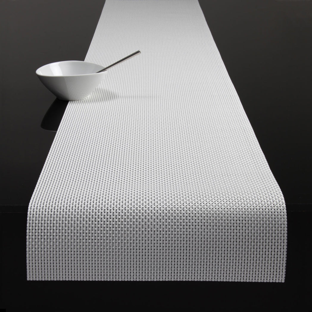 14'' x 72'' Table Runners in Metallic White