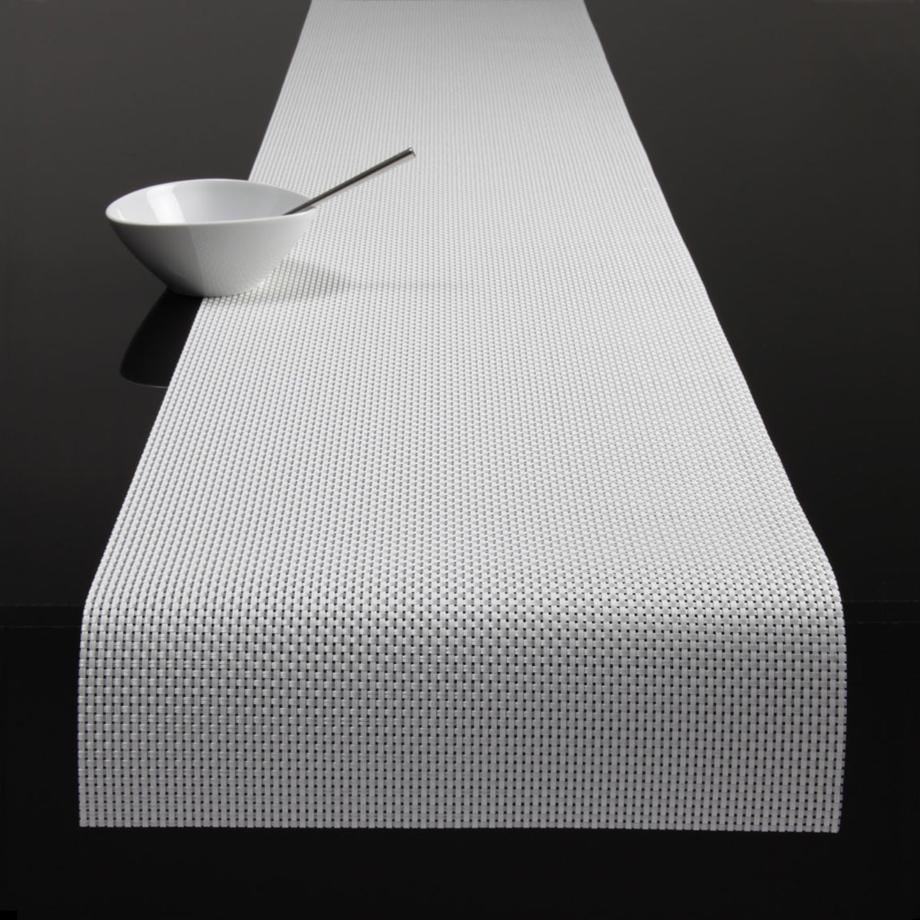 14'' x 72'' Table Runners in Metallic White