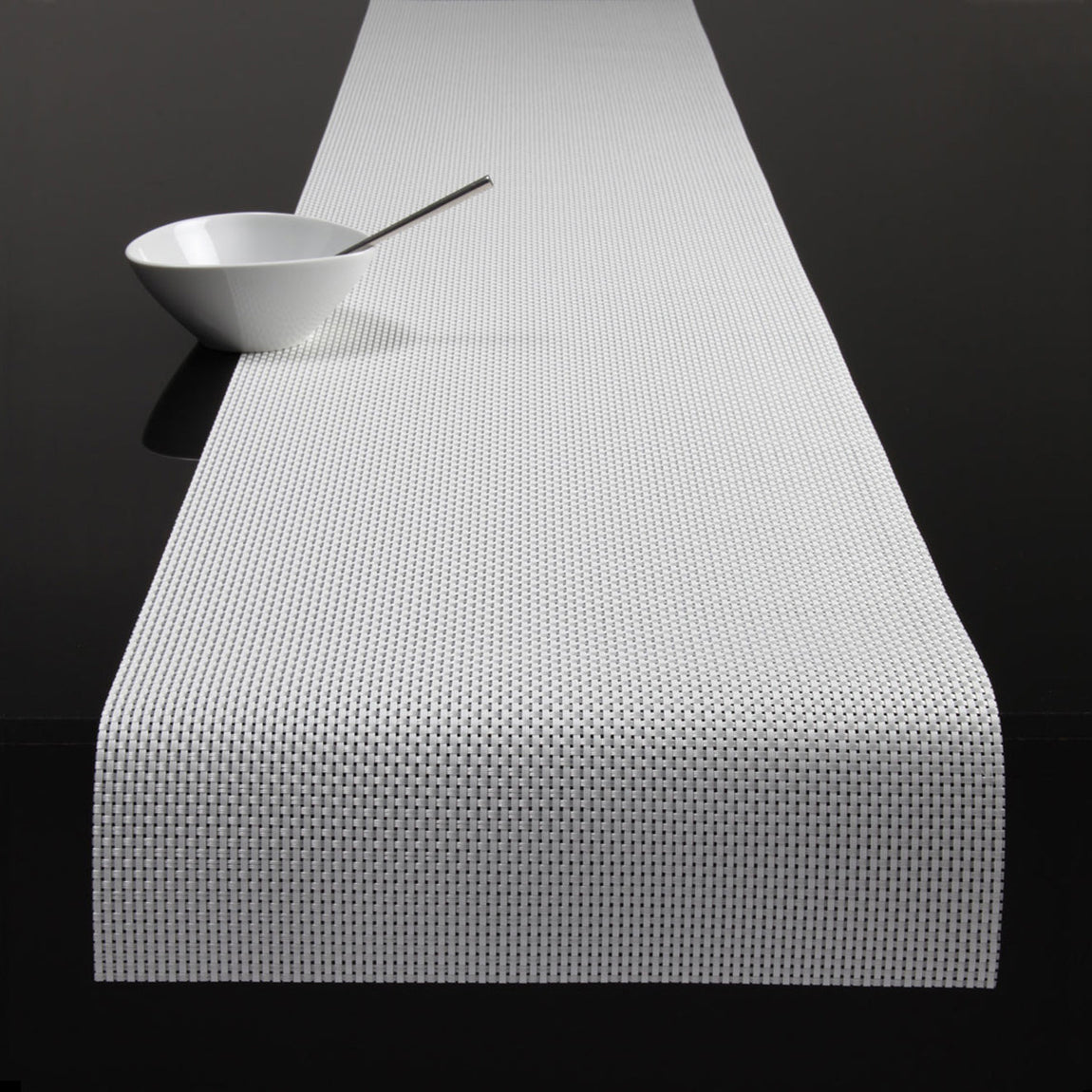 Basketweave Table Runners - White View 1