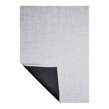 Basketweave Rugs - White/Silver Corner