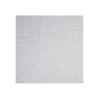 White/Silver Woven Floor Mat in Light Cool Silver with White