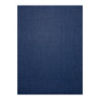 Blue Jean Woven Floor Mat in Midtone Indigo Blue
