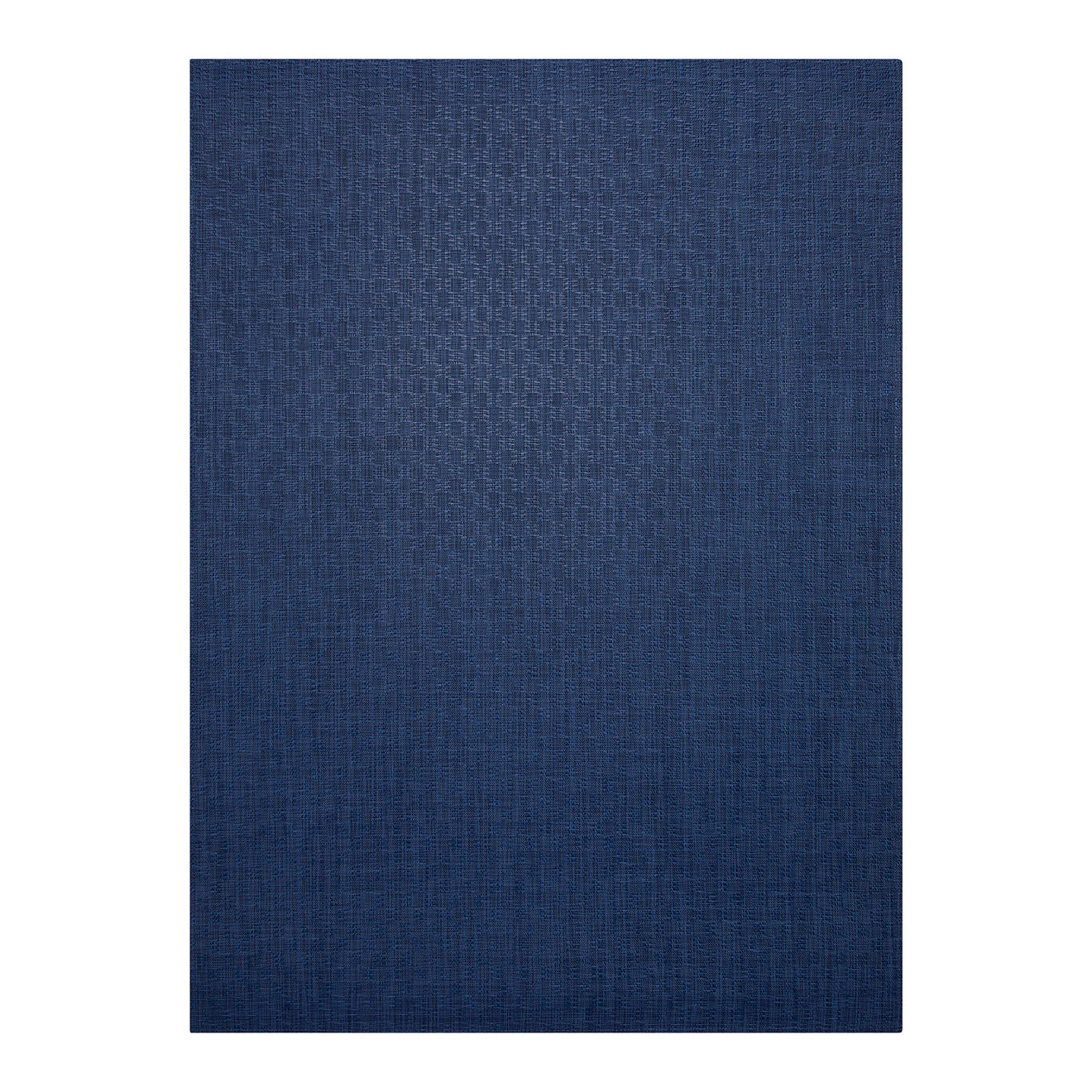 Blue Jean Woven Floor Mat in Midtone Indigo Blue
