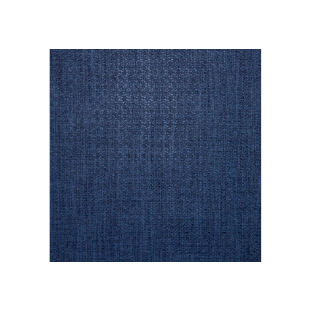 Blue Jean Woven Floor Mat in Midtone Indigo Blue