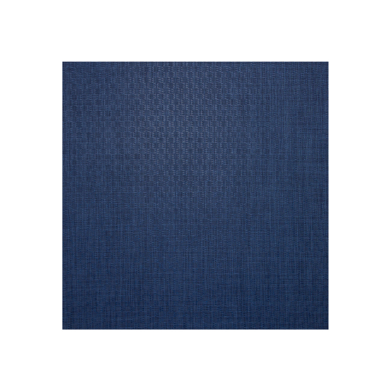 Blue Jean Woven Floor Mat in Midtone Indigo Blue