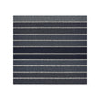 Denim Shag Mat in Mix of Blue Tones and White
