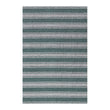 Chilewich striped woven mat with textured terrastrand yarn surface, featuring modern linear design and durable finish.