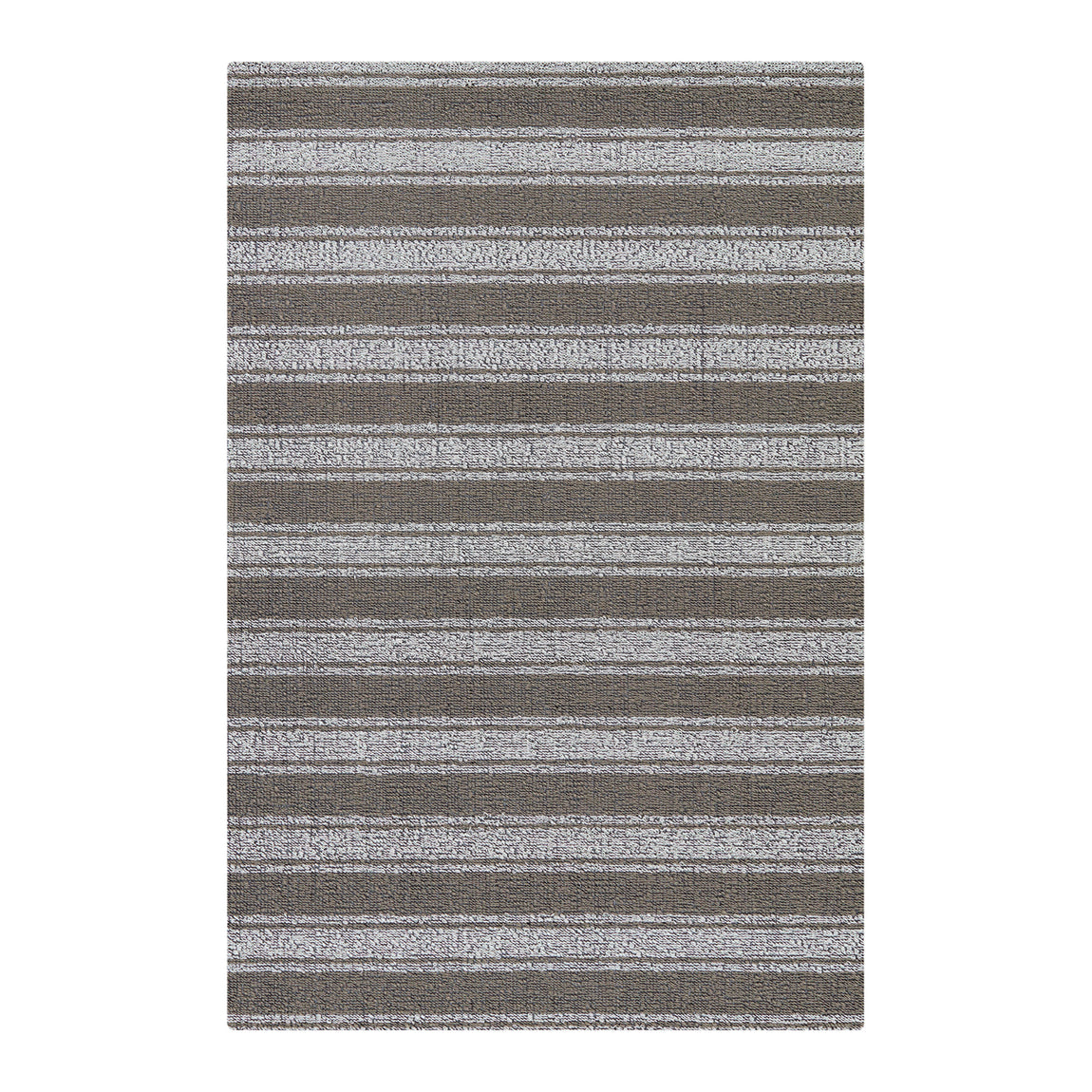 Boardwalk Stripe Shag Mats - Walnut View 1