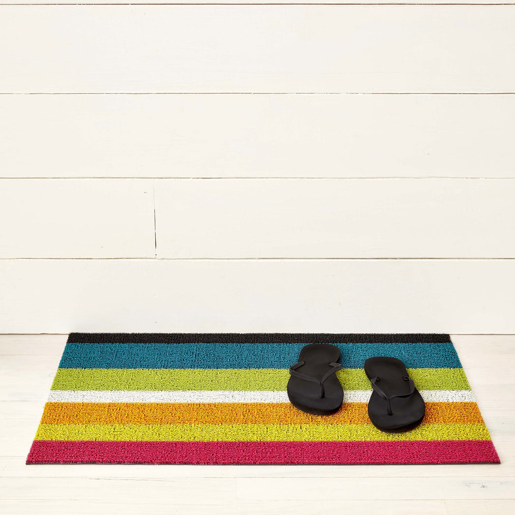 Bold Stripe Shag Mats