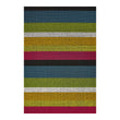 Rectangle Shag Mats in Mix of Pink, Turquoise, Light Yellow Orange, and Light Warm Green