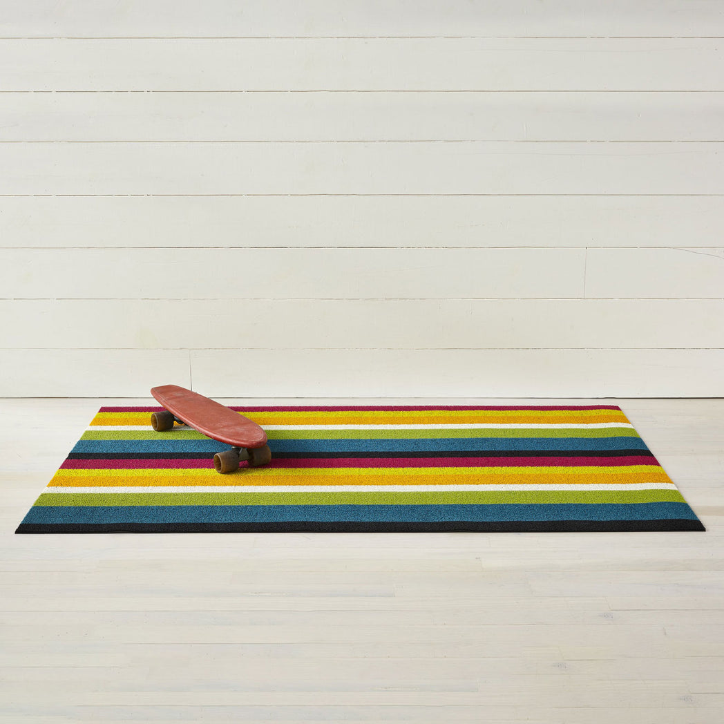 Bold Stripe Shag Mats