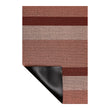 Bold Stripe Shag Mats - Peach Corner