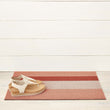 Bold Stripe Shag Mats - Peach Doormat