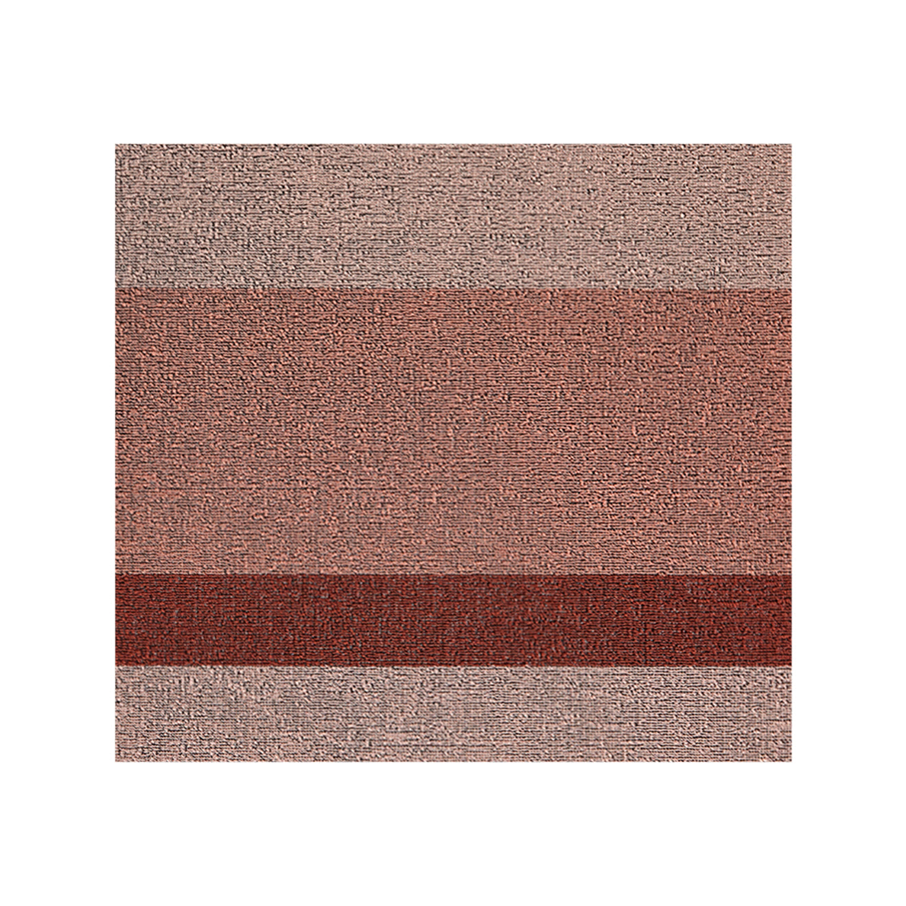 Square Shag Mats in Mix of Warm Pink Tones