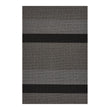 Rectangle Shag Mats in Mix of Black, Metallic Light Silver and Dark Greige