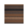 Chilewich striped woven mat with textured terrastrand yarn surface, featuring modern linear design and durable finish.