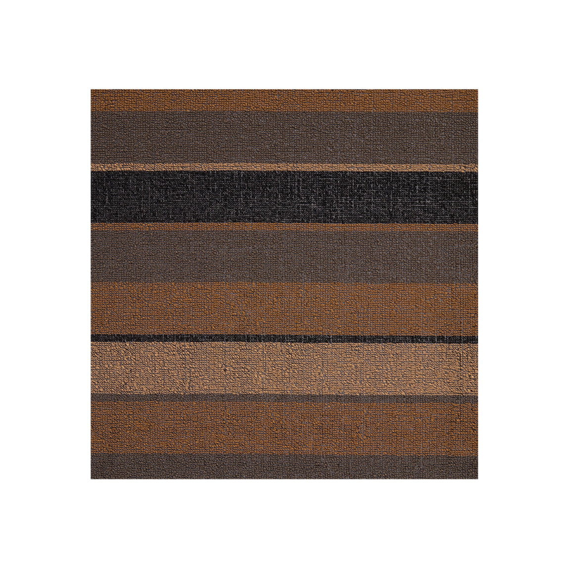 Bolt Stripe Shag Mat Samples - Honey View 1