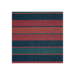 Chilewich striped woven mat with textured terrastrand yarn surface, featuring modern linear design and durable finish.