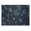 Rectangle Placemats in Dark Navy Blue Base with Light Blue and Midtone Cool Green Accents