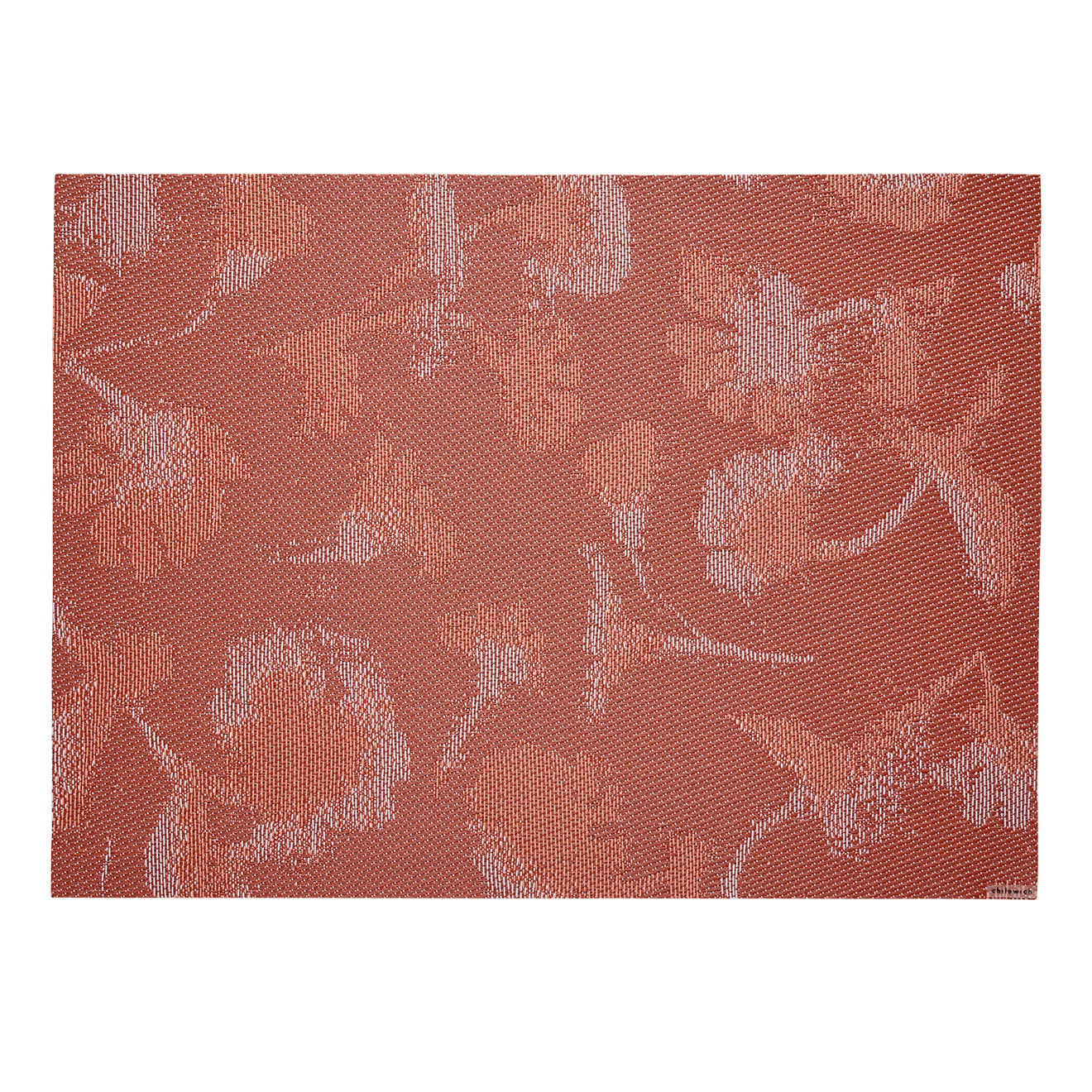 Rectangle Placemats in Dark Warm Pink Base with Light Cool Pink and Midtone Pink Accents