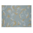 Rectangle Placemats in Muted Mint Green Based with White and Mustard Accents