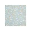 Mint Woven Floor Mat in Muted Mint Green Based with White and Mustard Accents