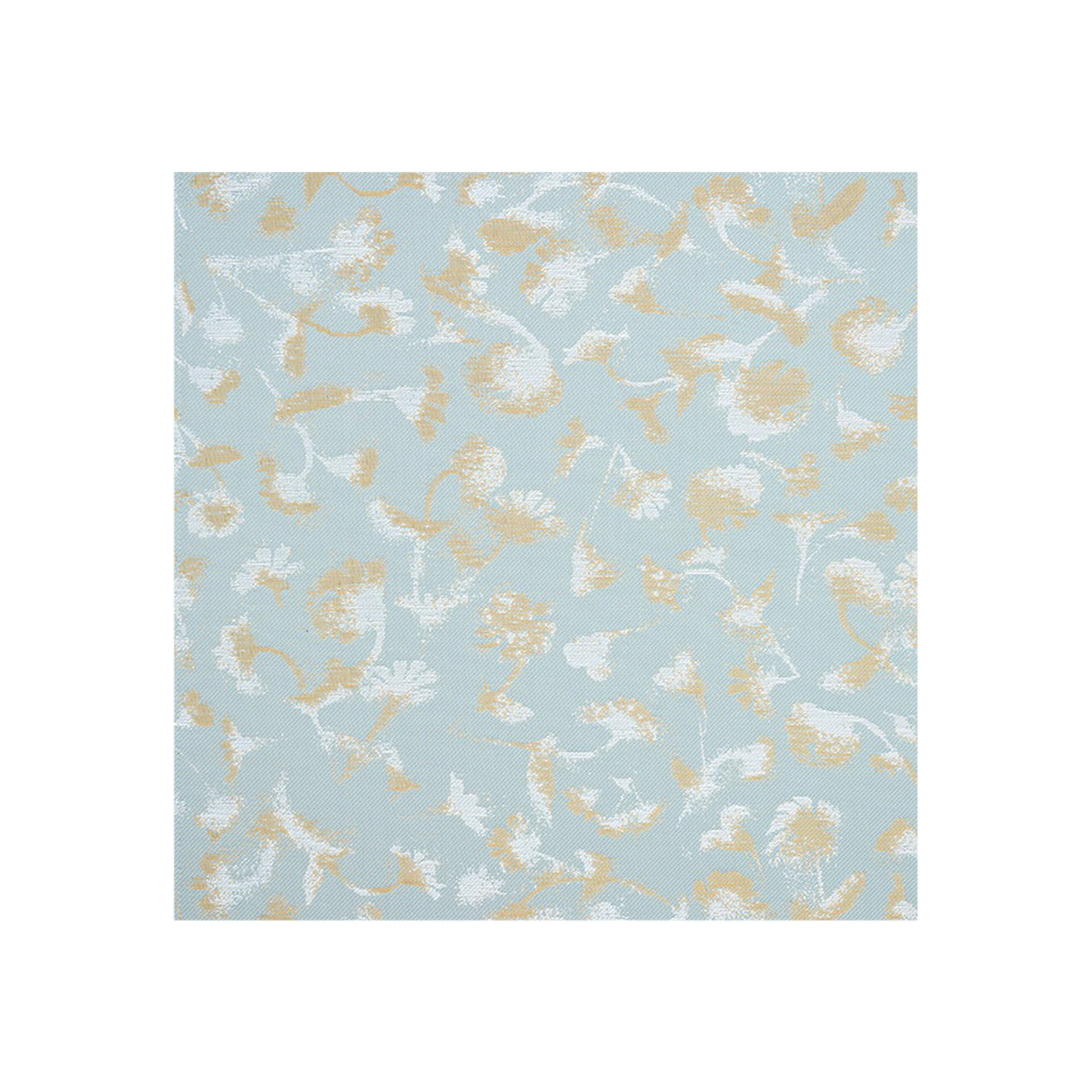 Mint Woven Floor Mat in Muted Mint Green Based with White and Mustard Accents