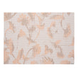 Rectangle Placemats in Light Neutral Beige Base with Light Orange and Midtone Brown Accents