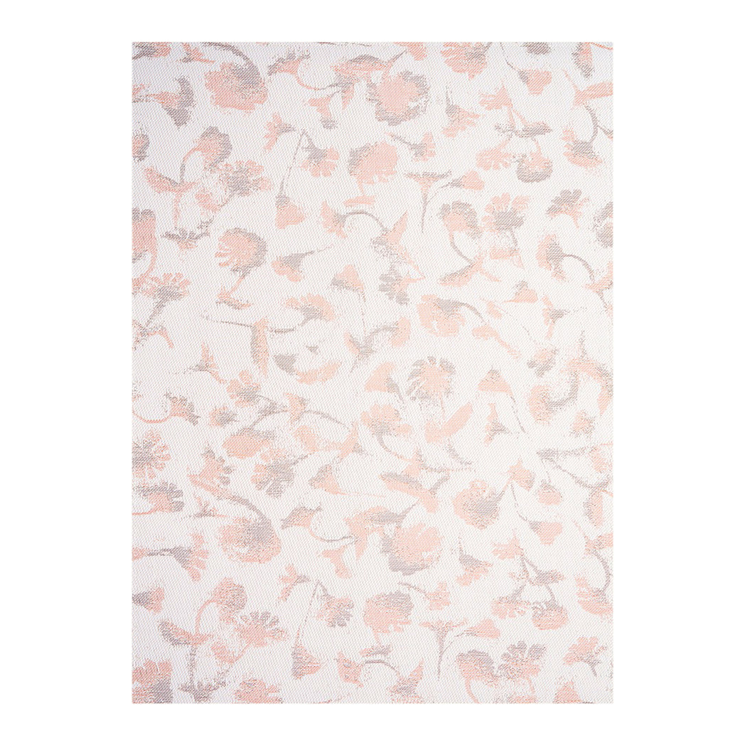 Sesame Woven Floor Mat in Dark Warm Pink Base with Light Cool Pink and Midtone Pink Accents