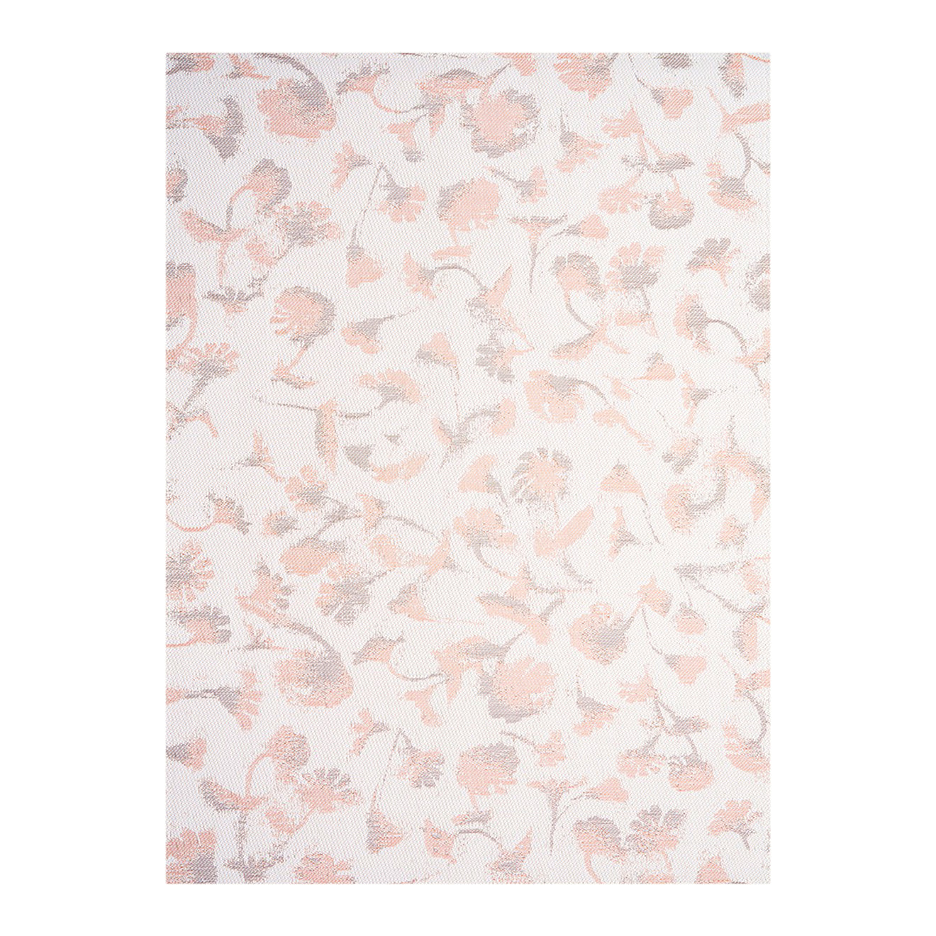Sesame Woven Floor Mat in Dark Warm Pink Base with Light Cool Pink and Midtone Pink Accents