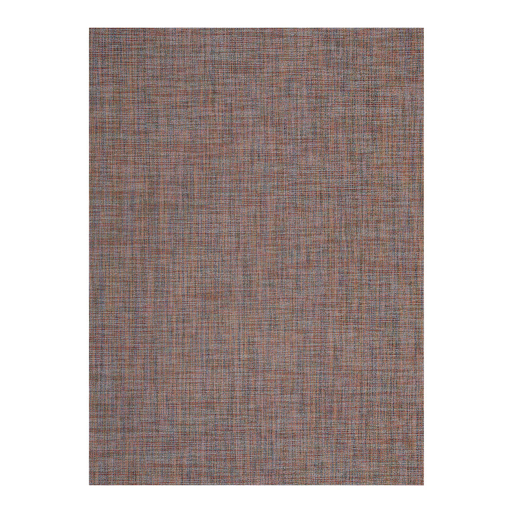 Black Opal Woven Floor Mat in Multicolor with Black, Vivid Orange, Midtone Green, and Lavender 
