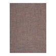 Black Opal Woven Floor Mat in Multicolor with Black, Vivid Orange, Midtone Green, and Lavender 
