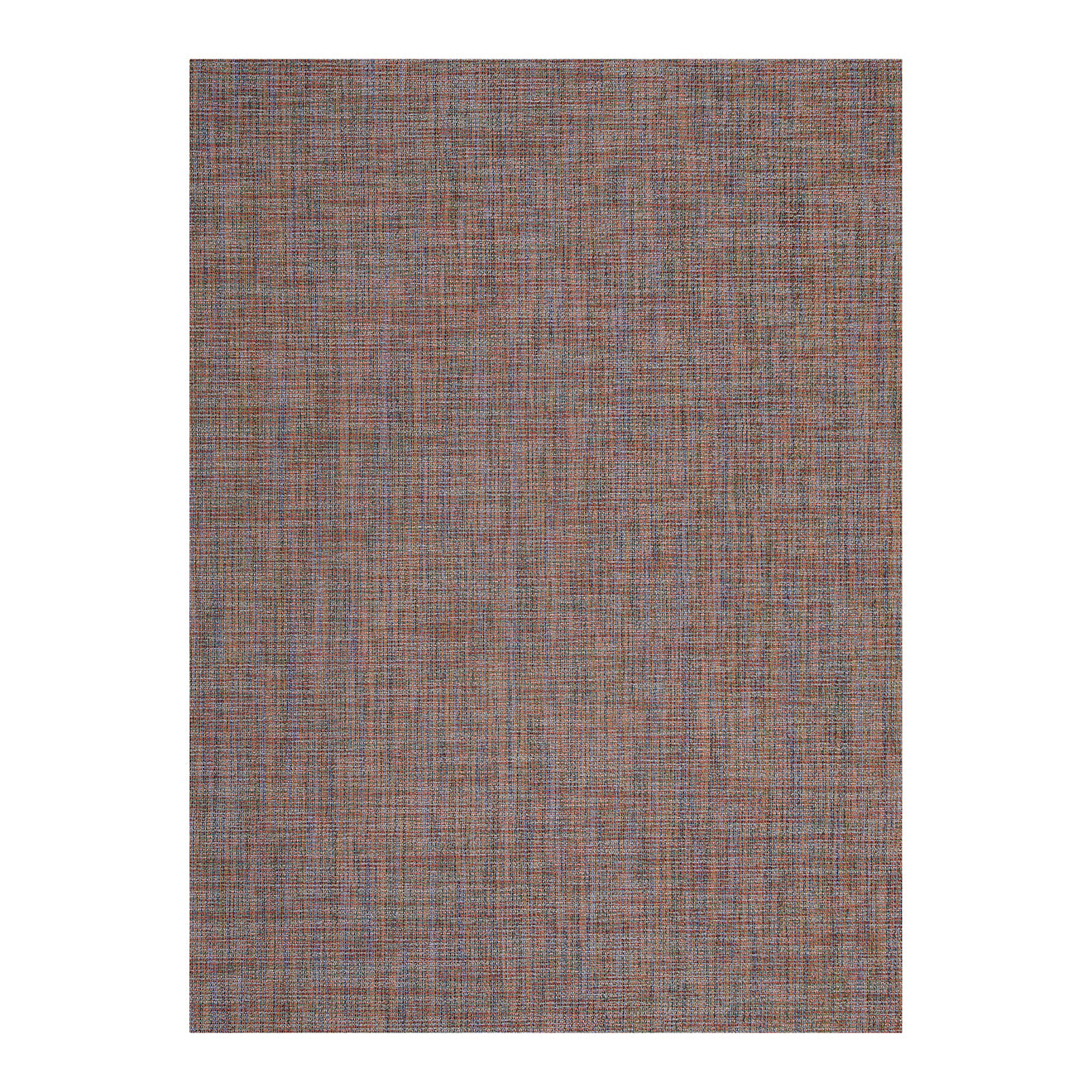 Black Opal Woven Floor Mat in Multicolor with Black, Vivid Orange, Midtone Green, and Lavender 