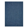 Blueberry Woven Floor Mat in Medium Blue with Light Metallic Blue