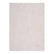 Chiffon Woven Floor Mat in Light Warm Beige with Pink Undertones