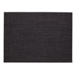 Rectangle Placemats in Black with Metallic Dark Grey
