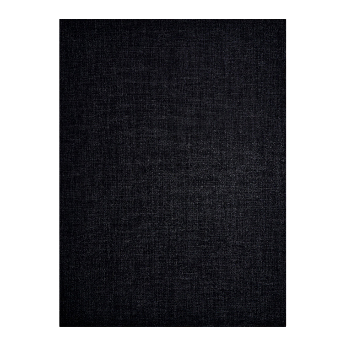 Noir Woven Floor Mat in Black with Metallic Dark Grey