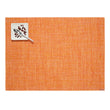 Bouclé Placemats - Tangerine With Prop