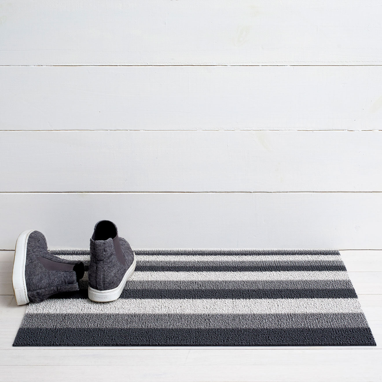 Bounce Stripe Shag Mats - Moonight Doormat