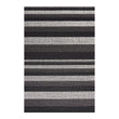 Rectangle Shag Mats in Mix of Cool Grey Tones and White