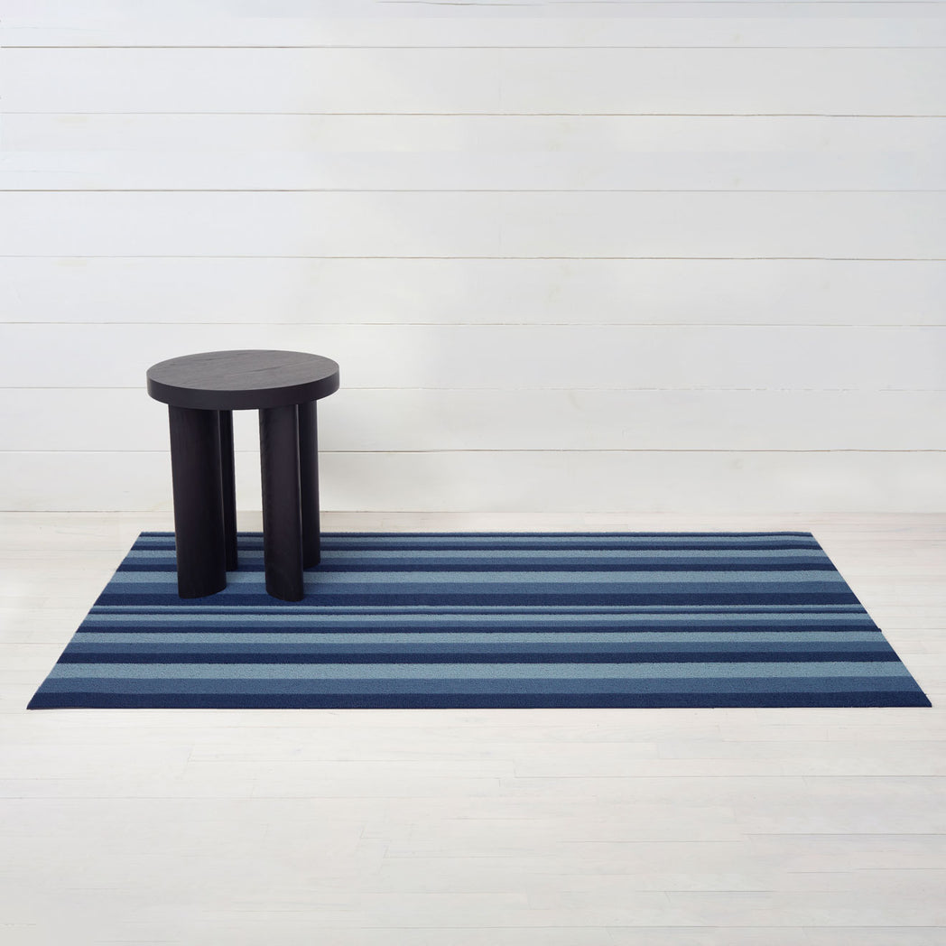 Bounce Stripe Shag Mats - Storm Big Mat