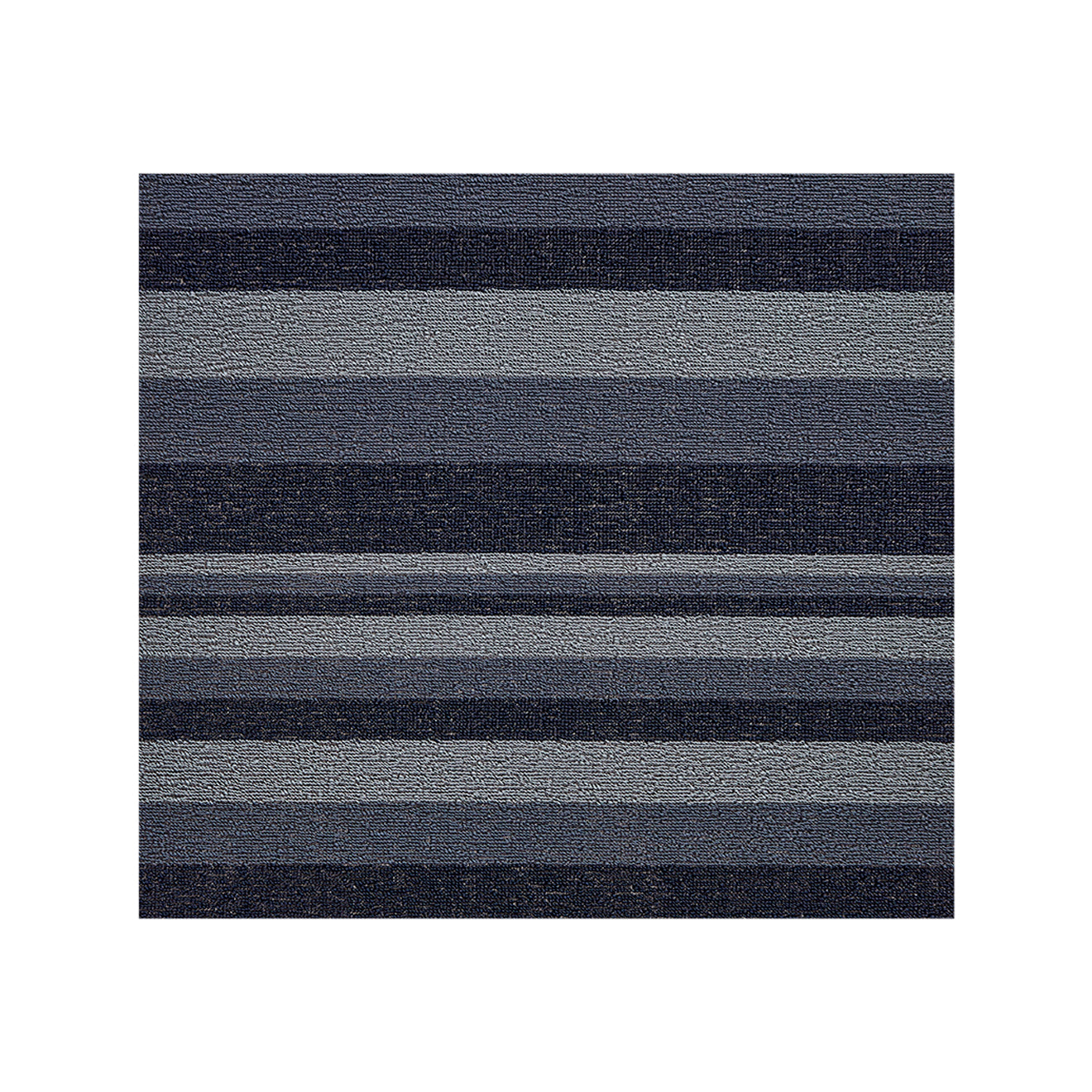 Storm Shag Mat in Mix of Blue and Navy Tones