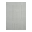 Abalone Woven Floor Mat in Muted Light Blue Green with White