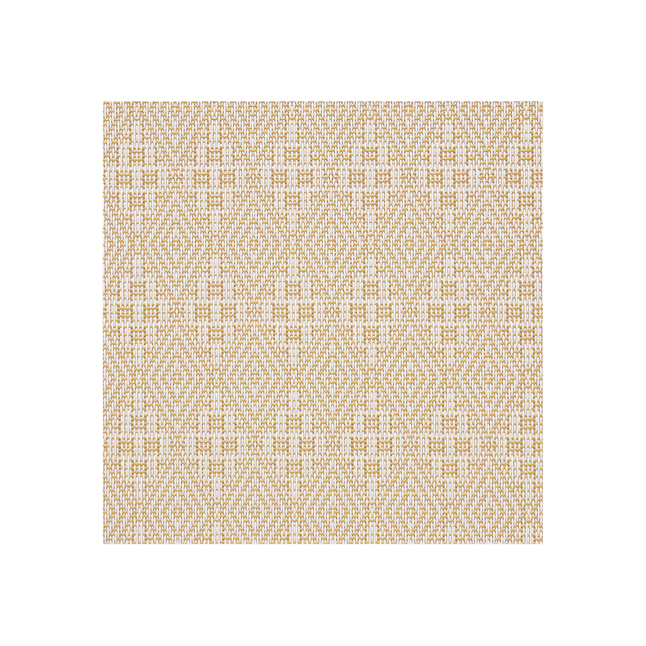 Detail image of Chilewich woven material showcasing texture, color, and pattern of the terrastrand yarn weave.